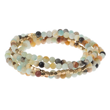 Load image into Gallery viewer, Stone Wrap Bracelet/Necklace Amazonite
