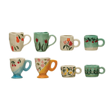 Load image into Gallery viewer, Hand-Painted Stoneware Espresso Mug
