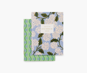 Pocket Notebook Set Hydrangea