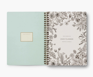 2024 Flores - 12 Month Softcover Spiral Planner