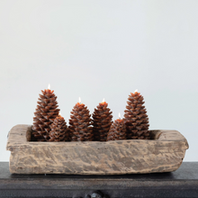 Load image into Gallery viewer, Brown Pinecone Shaped Candle
